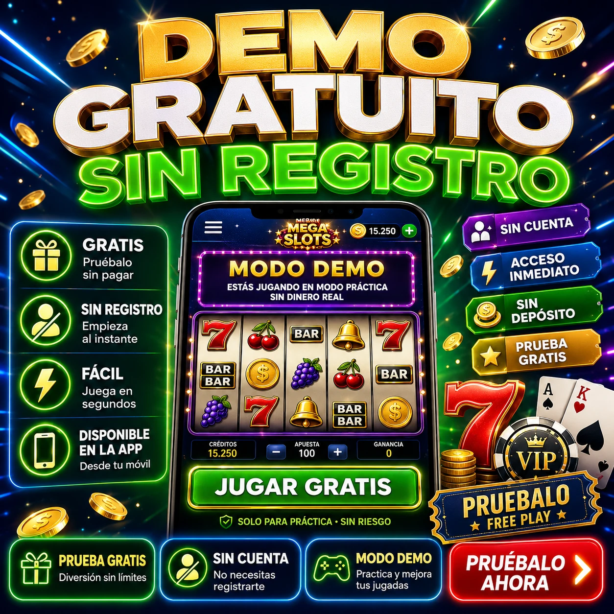 Demo gratuito sin registro
