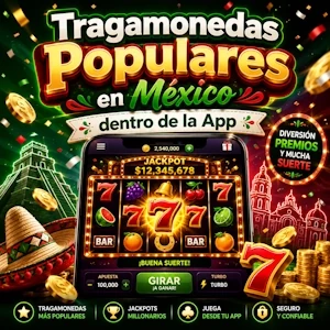 Tragamonedas Populares en México dentro de la App